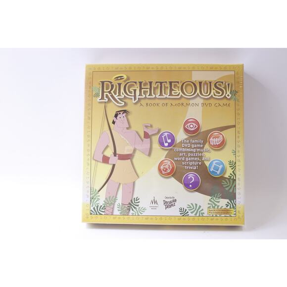 Righteous, A Book Of Mormon DVD Game, Deseret Book, Family, ~ 250118-WH 76 - Picture 1 of 5